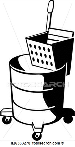 Clip Art    Bucket Tool Cleaning   Fotosearch   Search Clipart