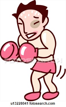 Clipart   Bruise Boxingl Boxing Glove Glove Player Sports    