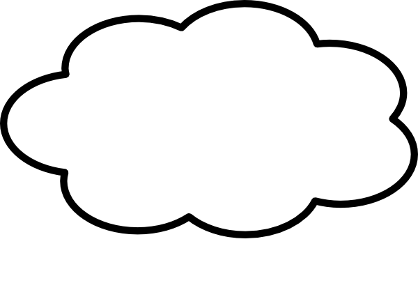 Cloud Stencil Visio   Free Cliparts That You Can Download To You