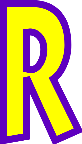 Letter R Clip Art At Clker Com   Vector Clip Art Online Royalty Free    