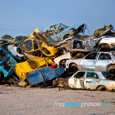 Old Junk Cars Stock Photo   Royalty Free Image Id 10097768