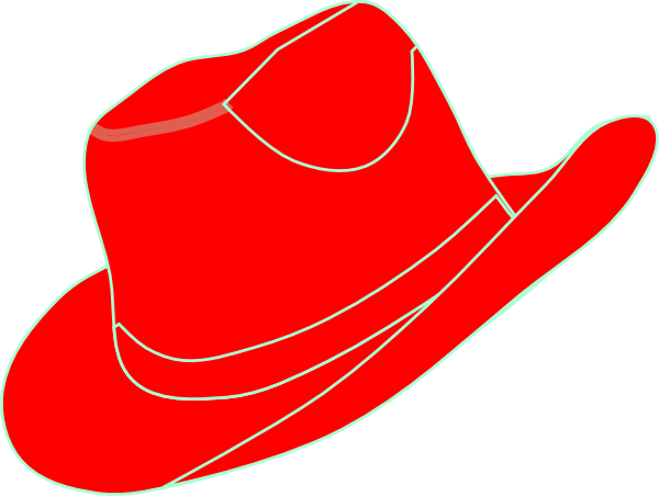 Red Cowgirl Hat Clip Art At Clker Com   Vector Clip Art Online