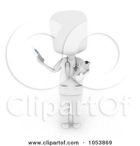 Royalty Free 3d Clip Art Illustration Of A 3d Ivory White Man Doctor