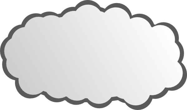 Simple Cloud Clip Art At Clker Com   Vector Clip Art Online Royalty