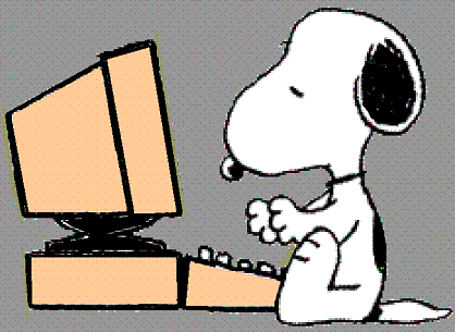 Snoopy W Computer20small Gif