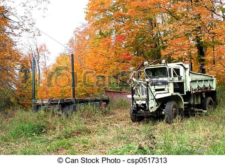 Stock Photos Of Old Dump Truck   Old Dump Truck In The Junk Yard    