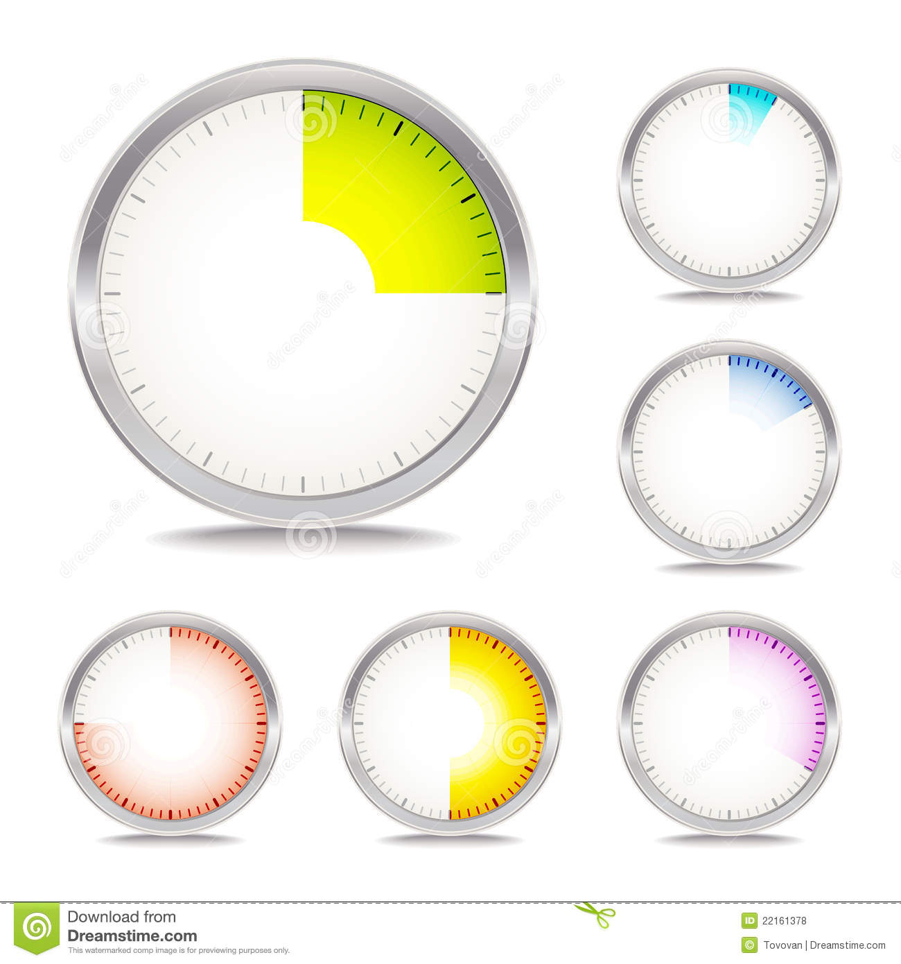 Timer Clipart Colorful Steel Timer Clip Art 