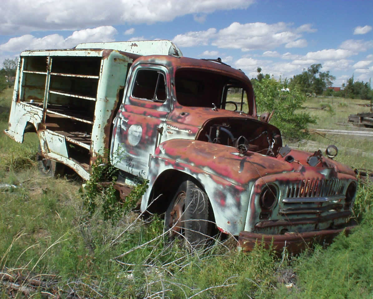 Yard Art Car Rusty Truck