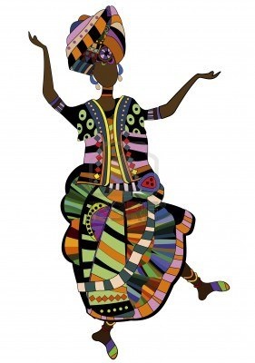     6318269 Woman In Ethnic Style Dancing His Beautiful African Dance Jpg