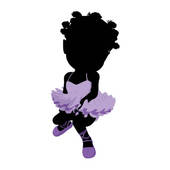 Ballerina Girl Illustration Silhouette   Royalty Free Clip Art