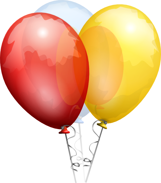 Birthday Balloons Clip Art At Clker Com   Vector Clip Art Online