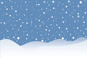 Drawings Of Snowy Scene K0153984   Search Clip Art Illustrations Wall