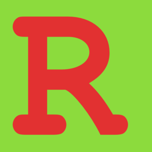 Letter R In Green Background Clip Art At Clker Com   Vector Clip Art