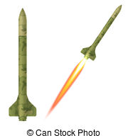 Missile Clip Art Vector Graphics  76 Ballistic Missile Eps Clipart    