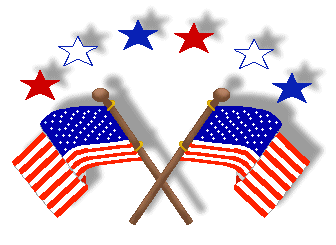 Patriotic Clip Art   U S A  Flags And Stars