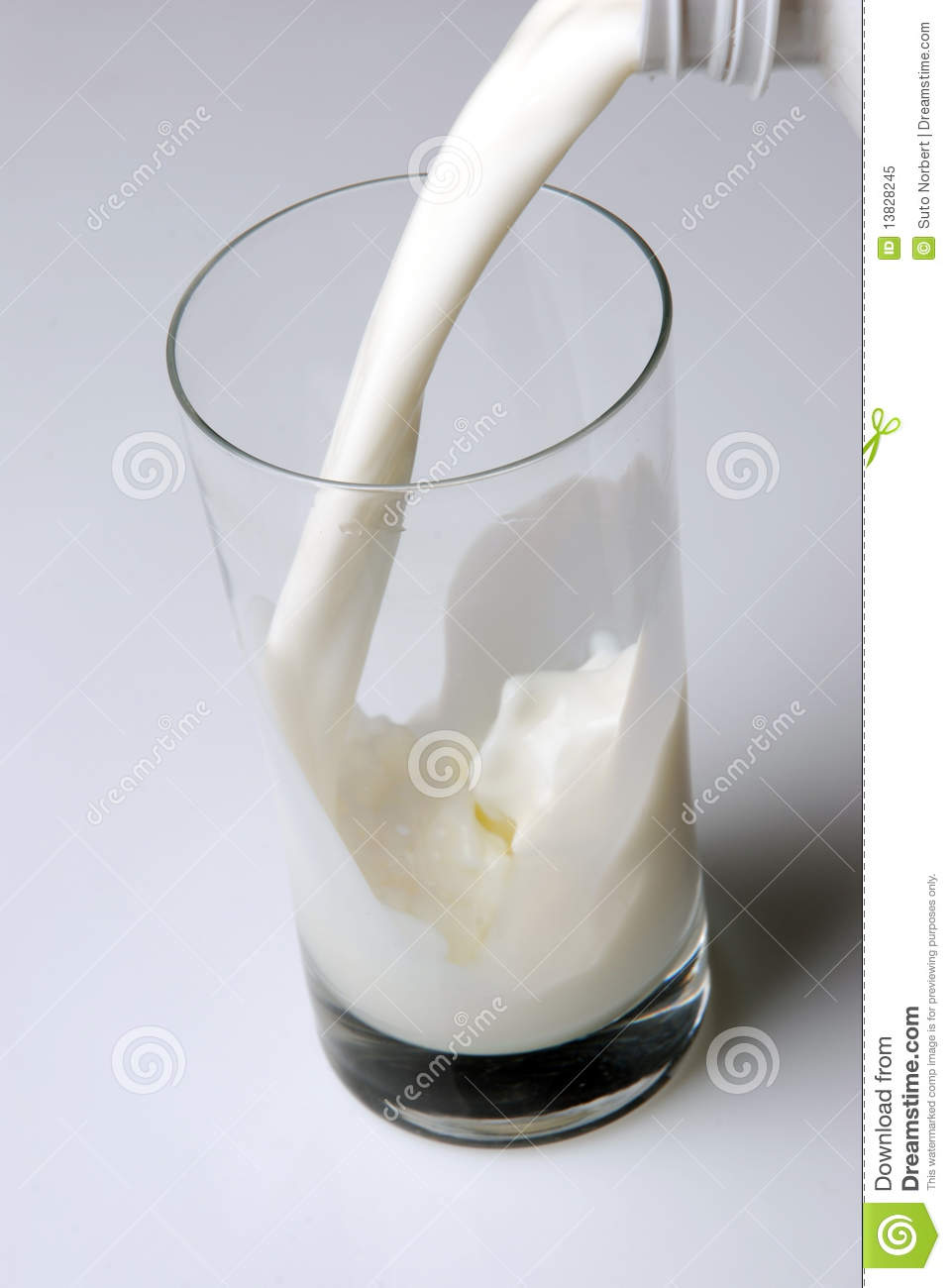 Pouring Milk Royalty Free Stock Photo   Image  13828245