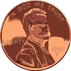 Us Coins Penny Clip Art