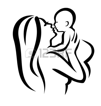 Baby Clip Art   Mother And