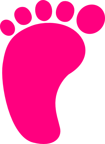 Baby Left Foot Modified Clip Art At Clker Com   Vector Clip Art Online