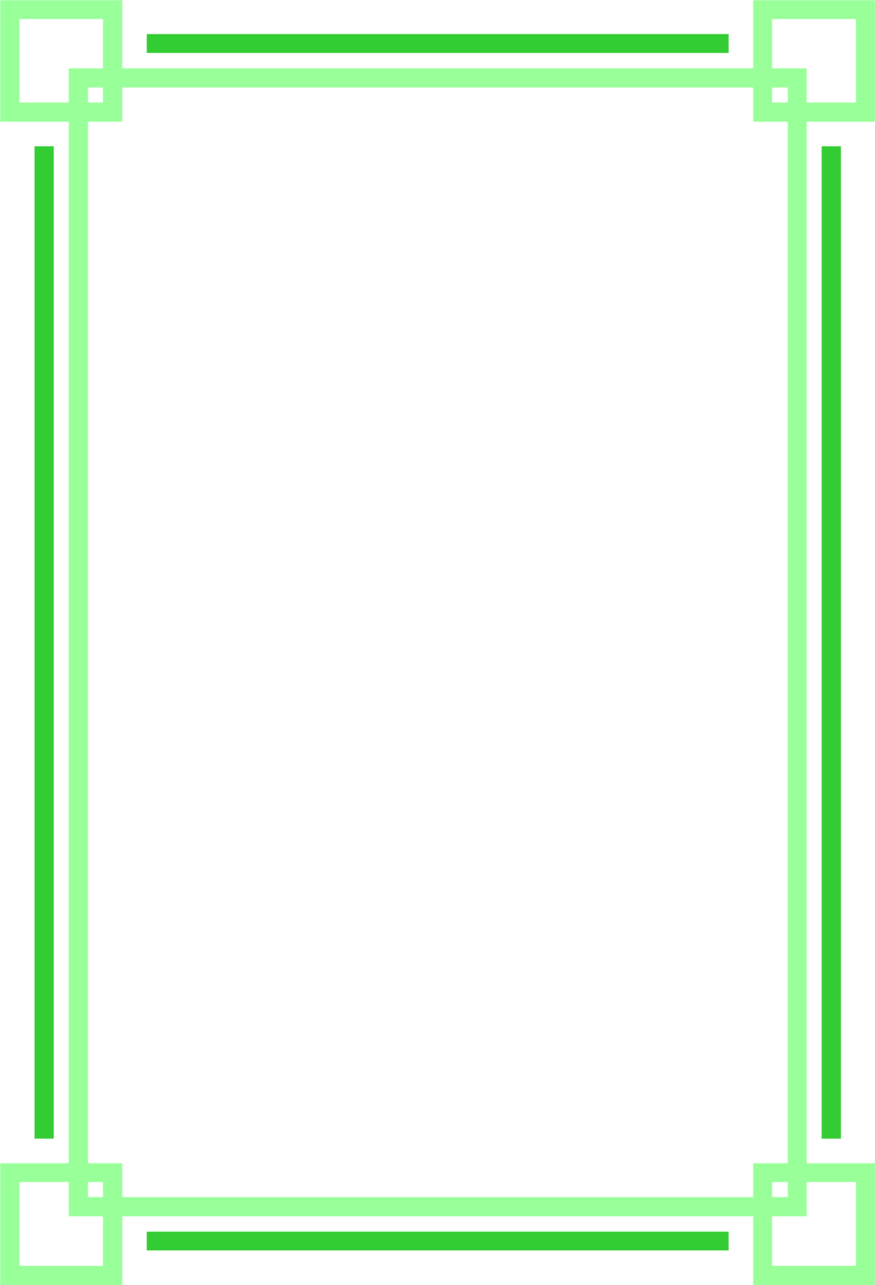 Border Green   Free Stock Photo   Illustration Of A Blank Green Frame