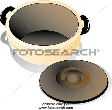 Clay Pot Chinese Clay Pot   Search Clip Art Drawings Fine Art