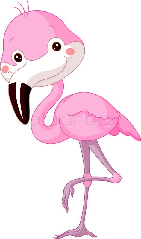 Cute Flamingo Clip Art