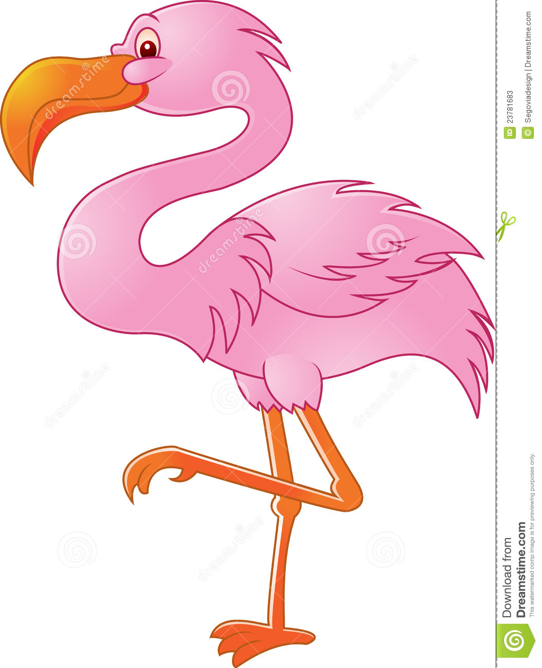 Cute Flamingo Clip Art Funny Flamingo Bird
