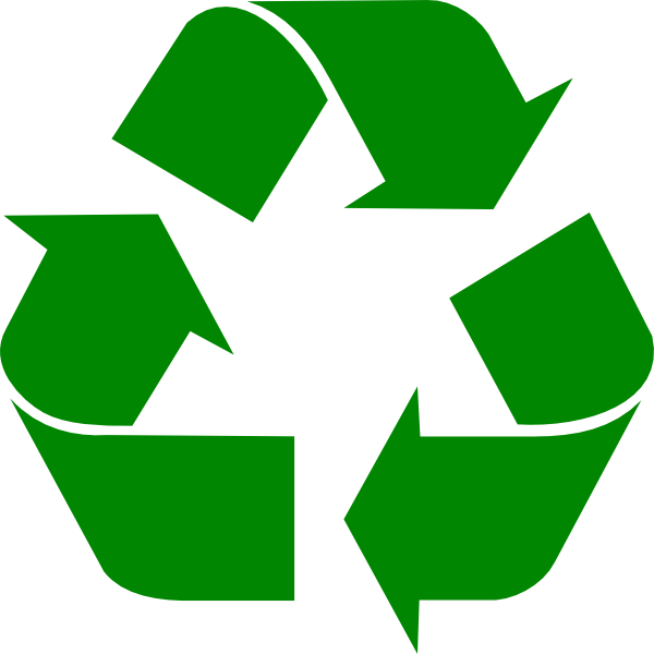 Green Recycle Symbol Clip Art At Clker Com   Vector Clip Art Online    