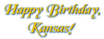 Kansas Born As A State January 29 1861