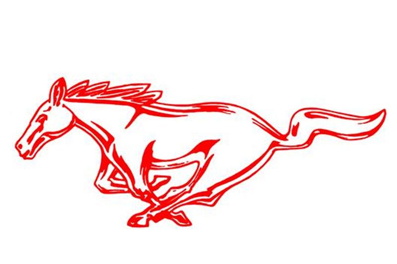 Mustang Horse Logo 2005 2009 Mustang Running
