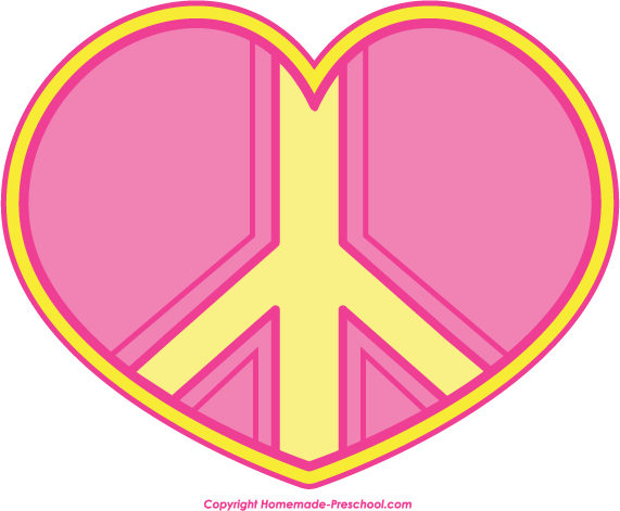 Pink Peace Sign Clipart   Clipart Panda   Free Clipart Images