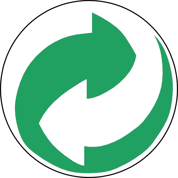 Recycling Symbol Green Clip Art At Clker Com   Vector Clip Art Online    