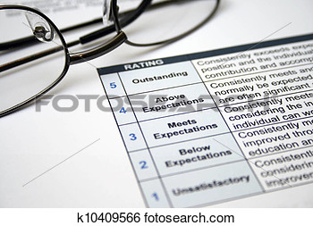 Stock Image   Employee Self Evaluation  Fotosearch   Search Stock