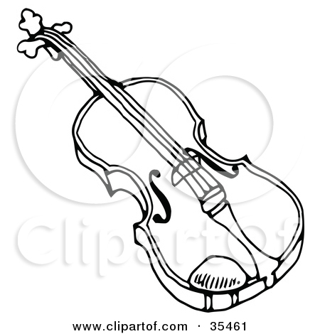 Viola Clip Art Clipart Illustration Of A