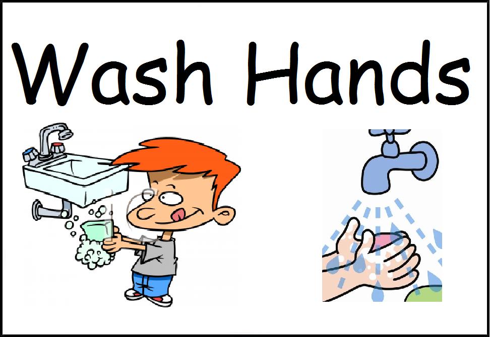 Wash Hands Sign  Jpg