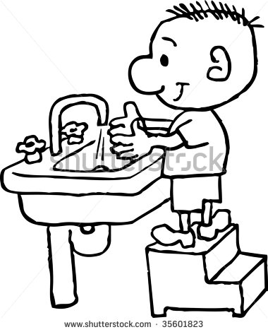 Washing Hands Cartoon Stock Photos Illustrations And Vector Art