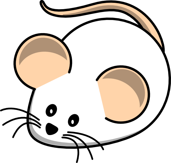 White Field Mouse Clip Art At Clker Com   Vector Clip Art Online