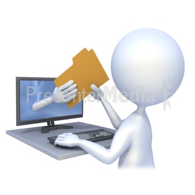 Computer File Transfer   Science And Technology   Great Clipart For
