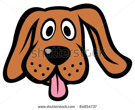 Dog Face Stock Vector 84854737   Shutterstock