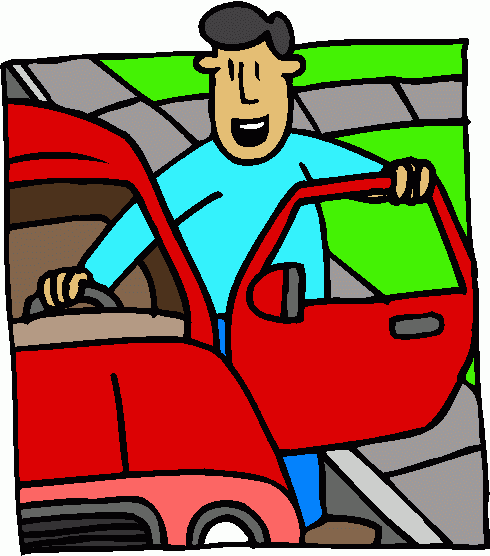 Entering Car Clipart   Entering Car Clip Art