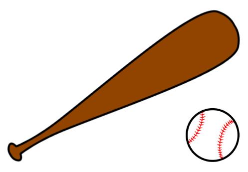 Free Baseball Bat Clip Art