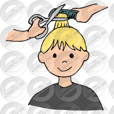 Haircut Picture For Classroom   Therapy Use   Great Haircut Clipart