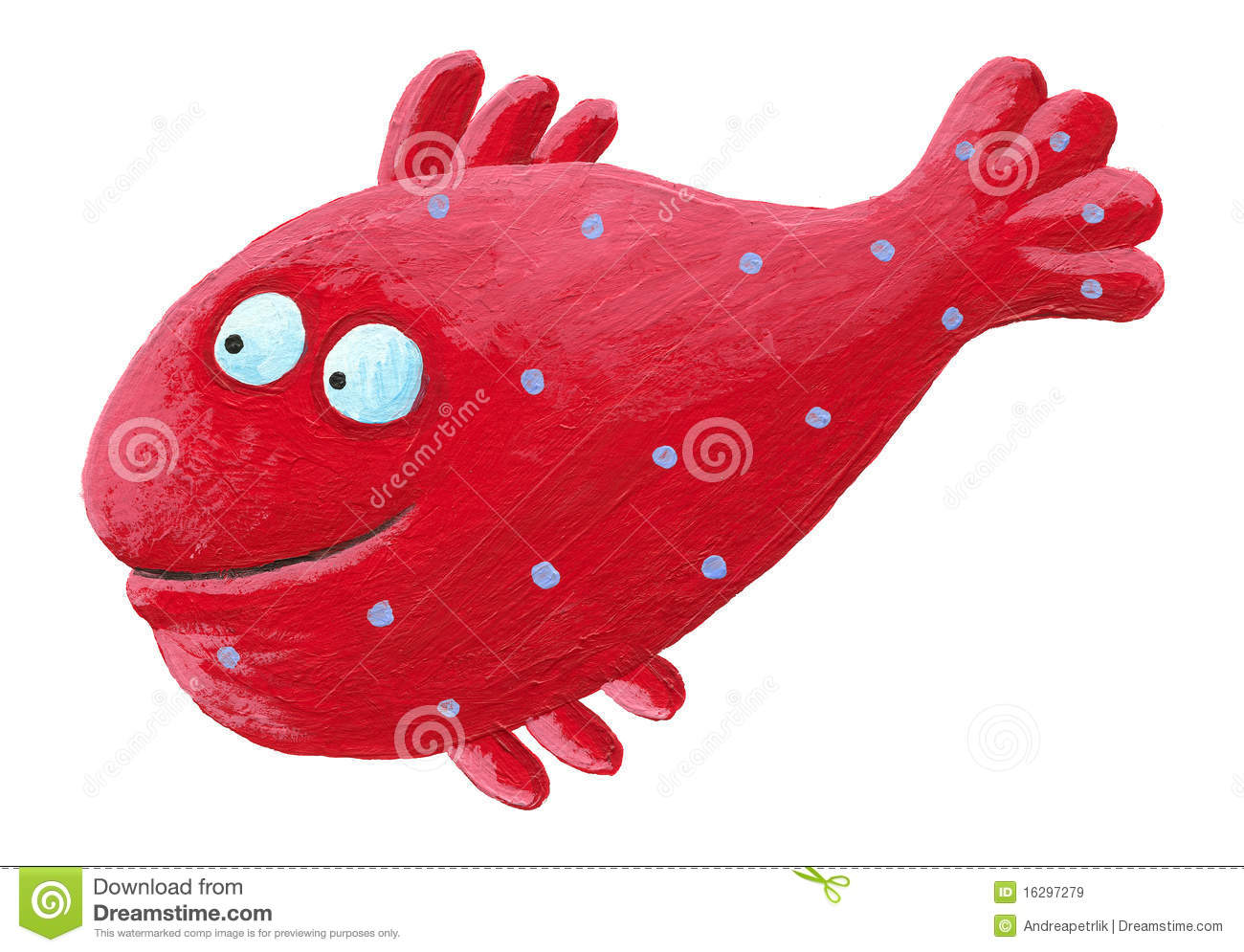 Red Fish Clip Art Funny Red Fish Royalty Free