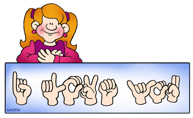 Sign Language  Asl    Clipart For Kids And Teachers