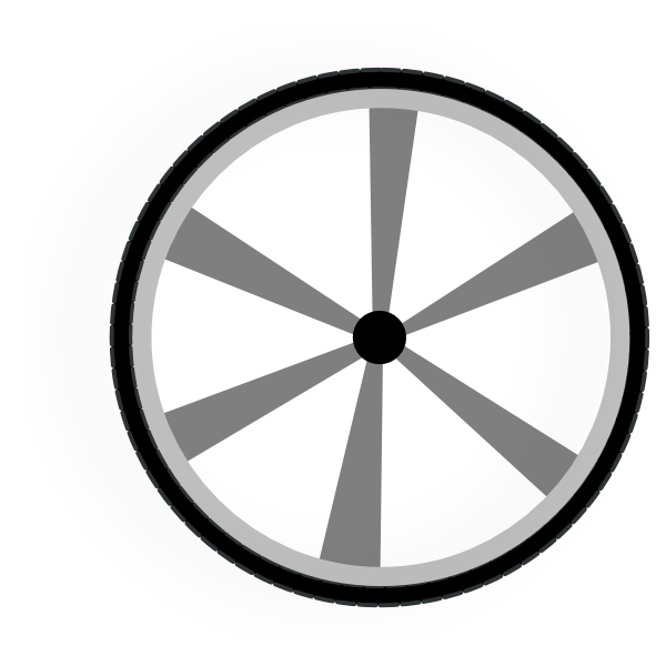Wagon Wheel Gray Clip Art At Clker Com   Vector Clip Art Online