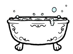 Claw Foot Bathtub With Bubbles