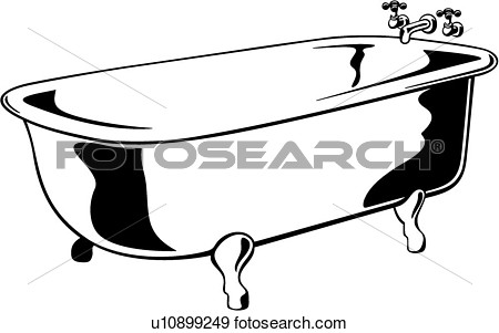 Clawfoot Tub Clipart Bathroom Bathtub Claw Foot