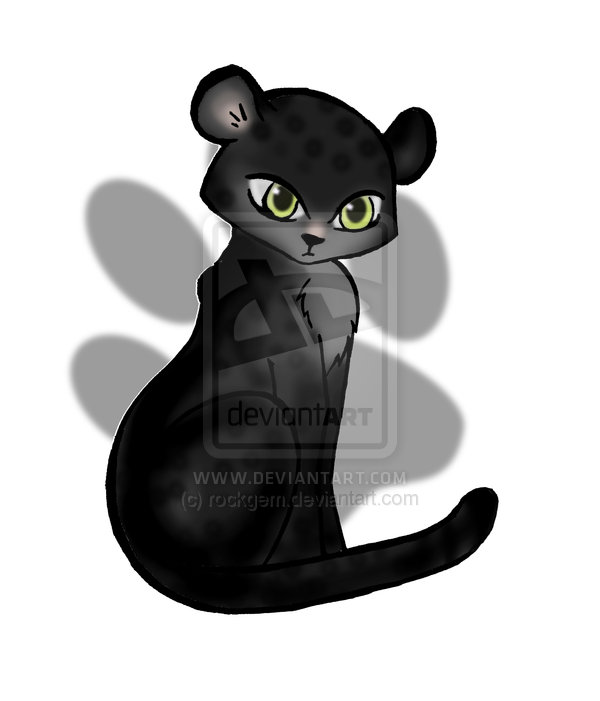 Cute Panther Clip Art Http   Rockgem Deviantart Com Art Cute Black