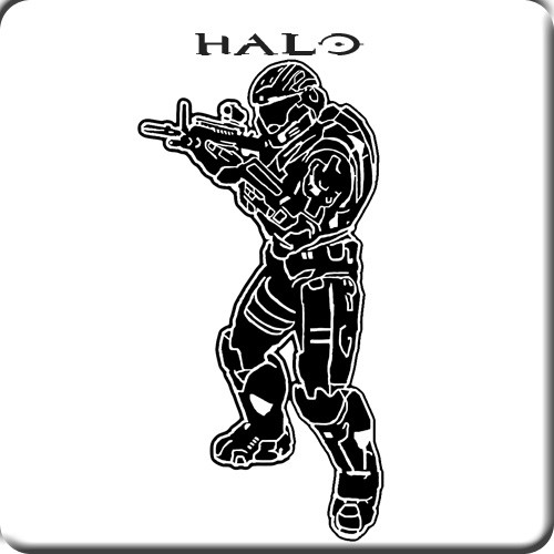 Halo 4 Master Chief Reach Vinyl Wall Art Sticker Decal Wall Decor Xbox    