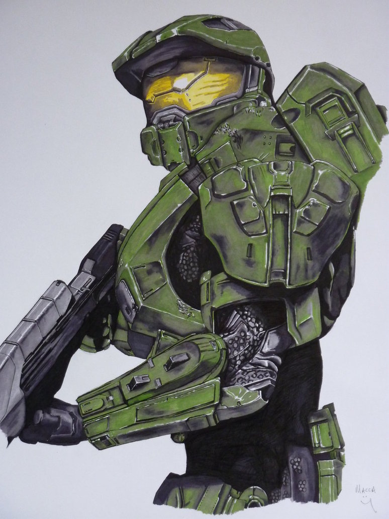 Master Chief  Halo 4 Armour  By Macca Chief D5axnzk Jpg